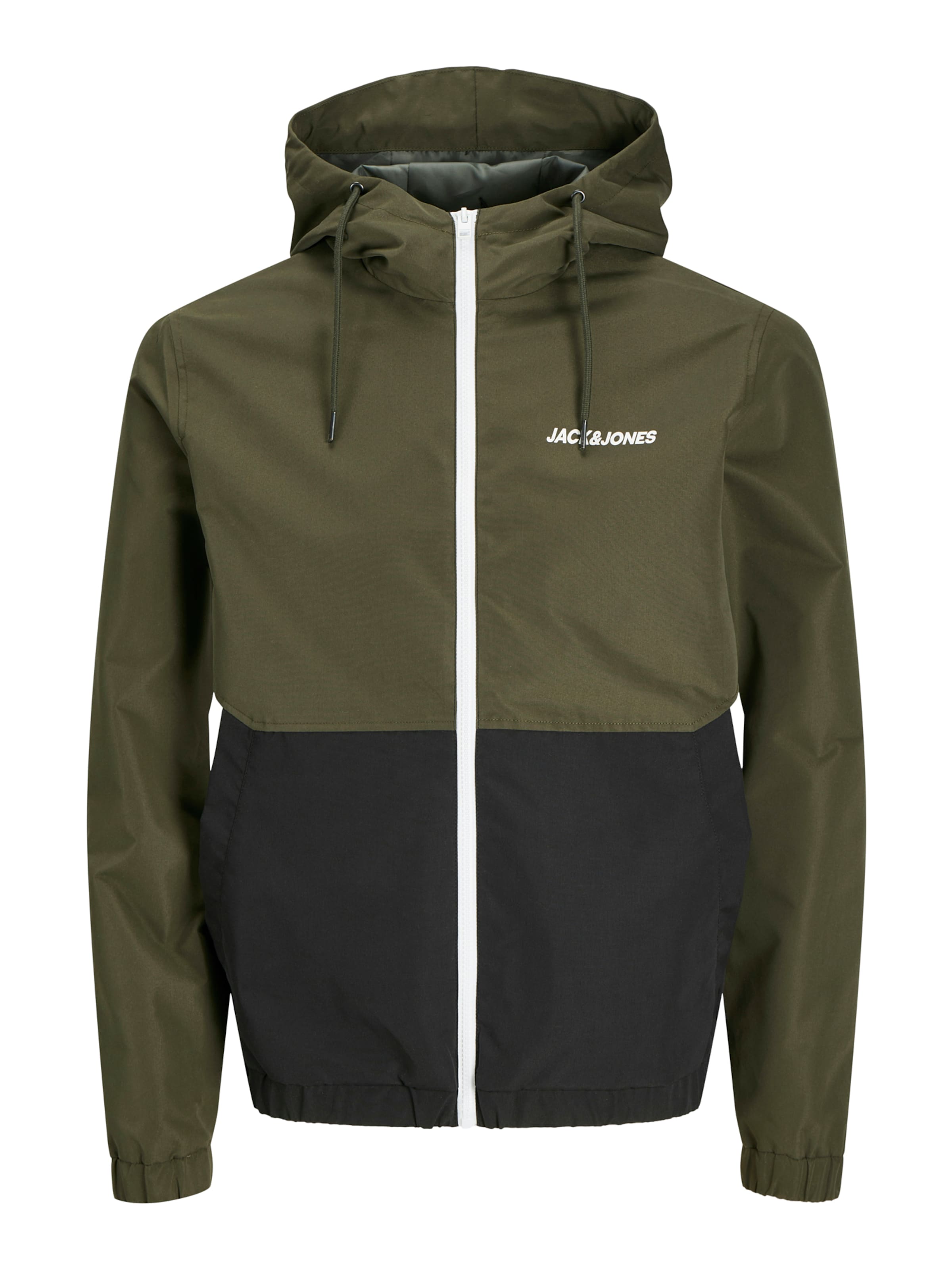 JACK & JONES Between-Season Jacket 'JWHMASH' in Green: front