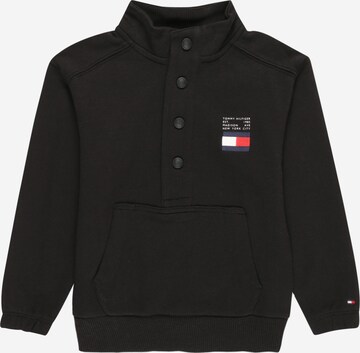 TOMMY HILFIGER Sweatshirt in Zwart: voorkant