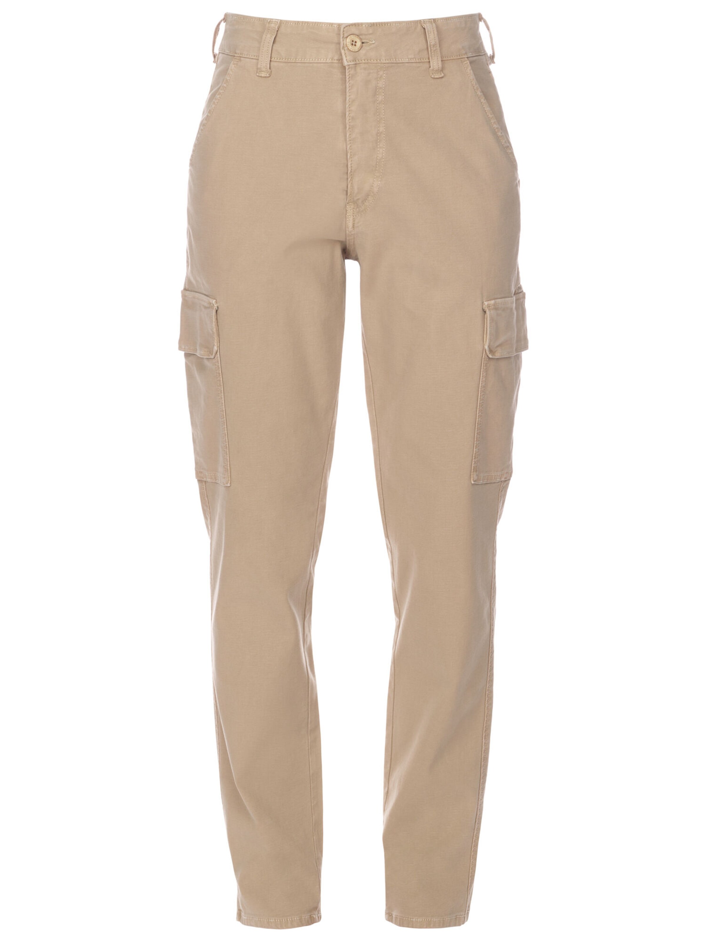 Le Temps Des Cerises Regular Cargobroek 'CASTELLA' in Bruin: voorkant