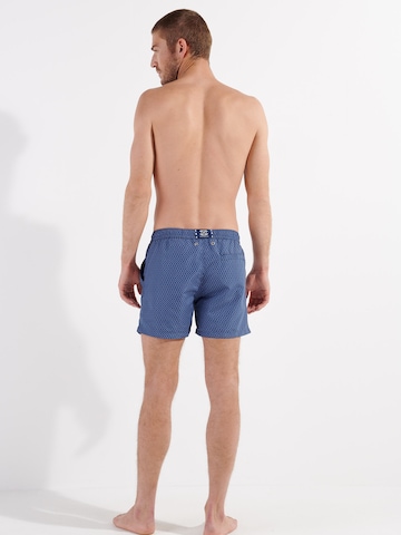HOM Board Shorts ' Morny Beach Boxer ' in Blue