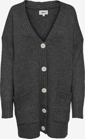 ONLY Strickjacke 'Airy' in Grau: predná strana