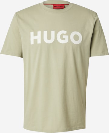 HUGO - Camiseta 'Dulivio' en verde: frente