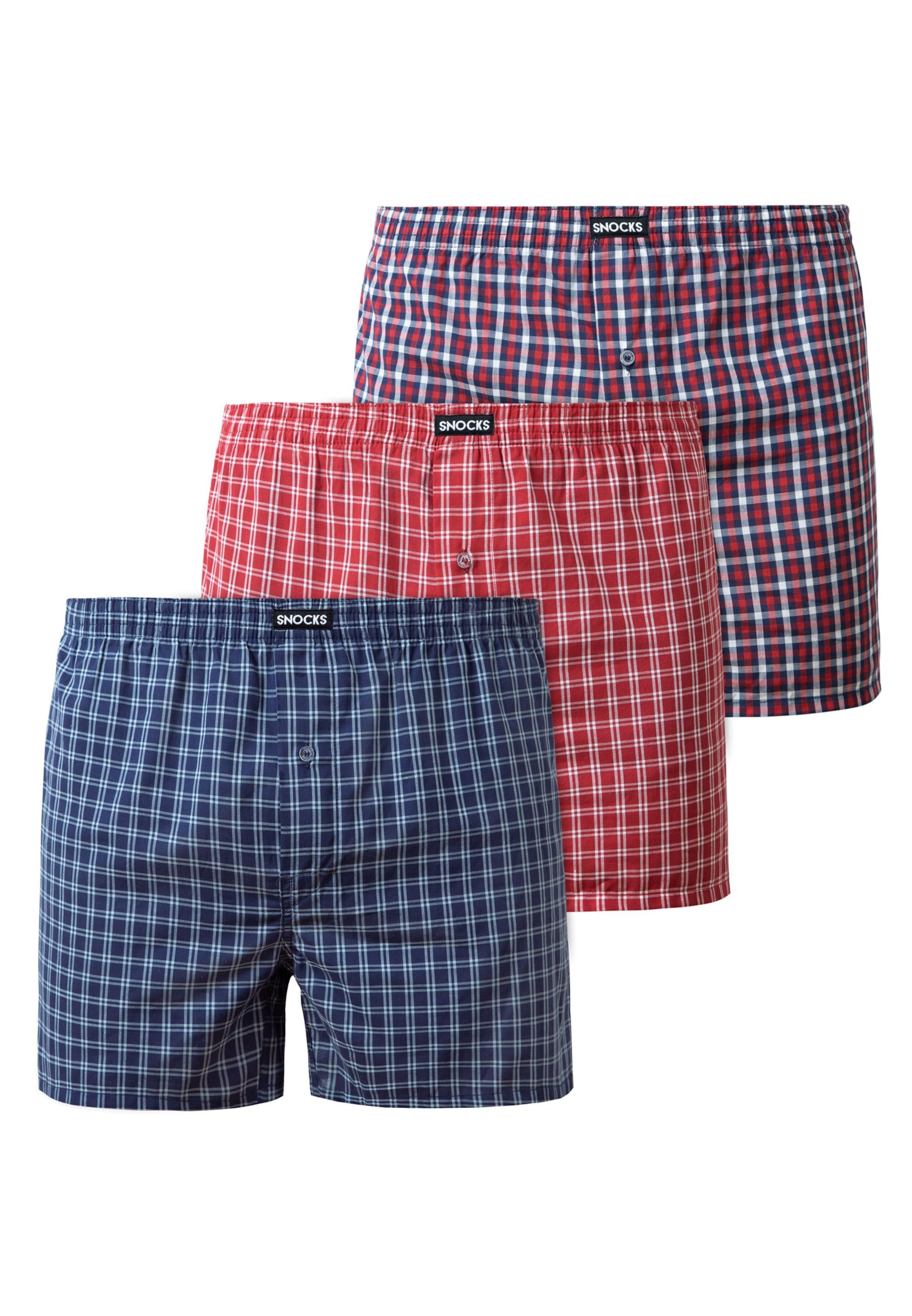 SNOCKS Boxershort in Blau: Vorderseite