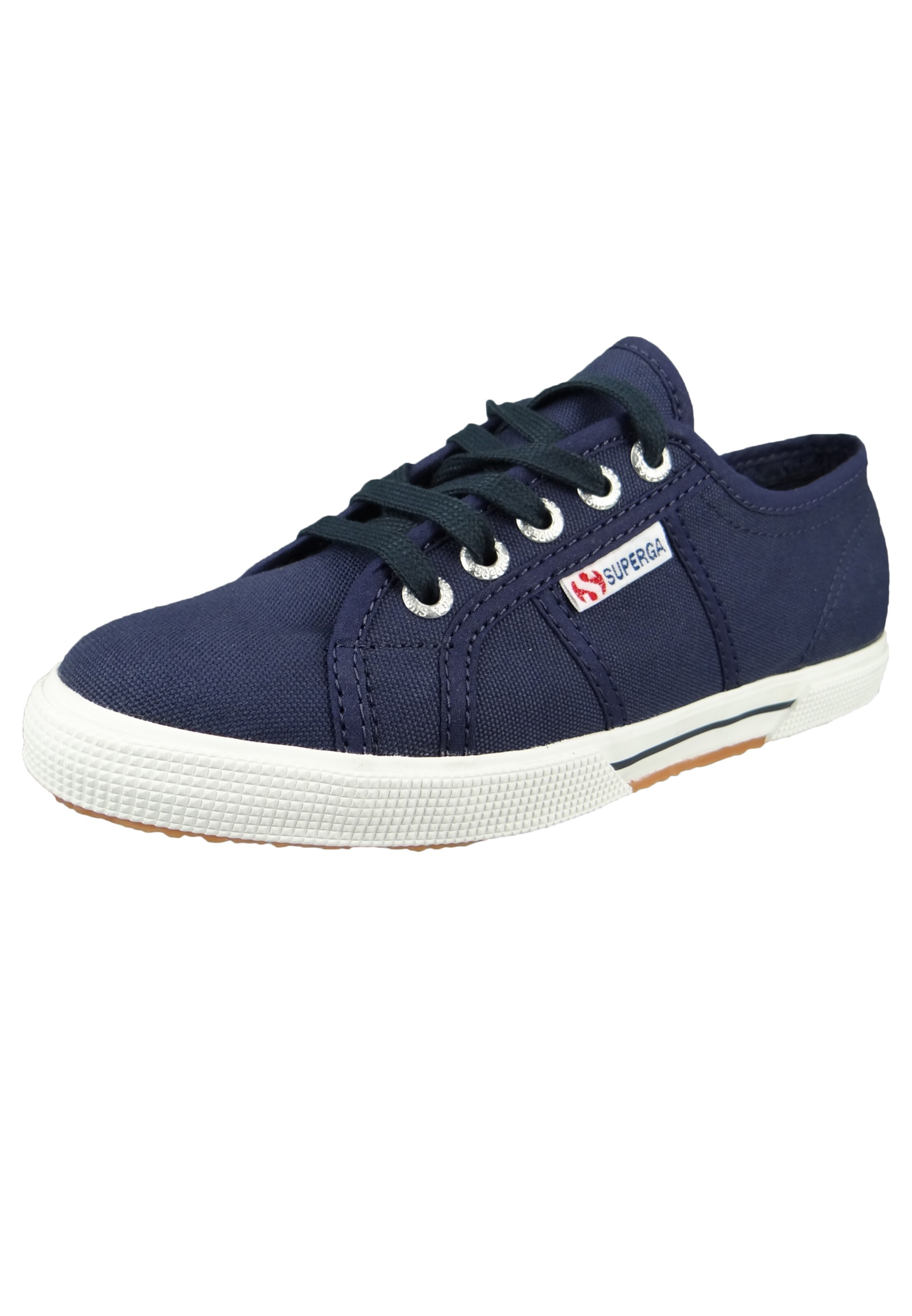 Baskets basses SUPERGA en bleu : devant