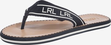 Flip-flops 'Roxxy' de la Lauren Ralph Lauren pe albastru: față