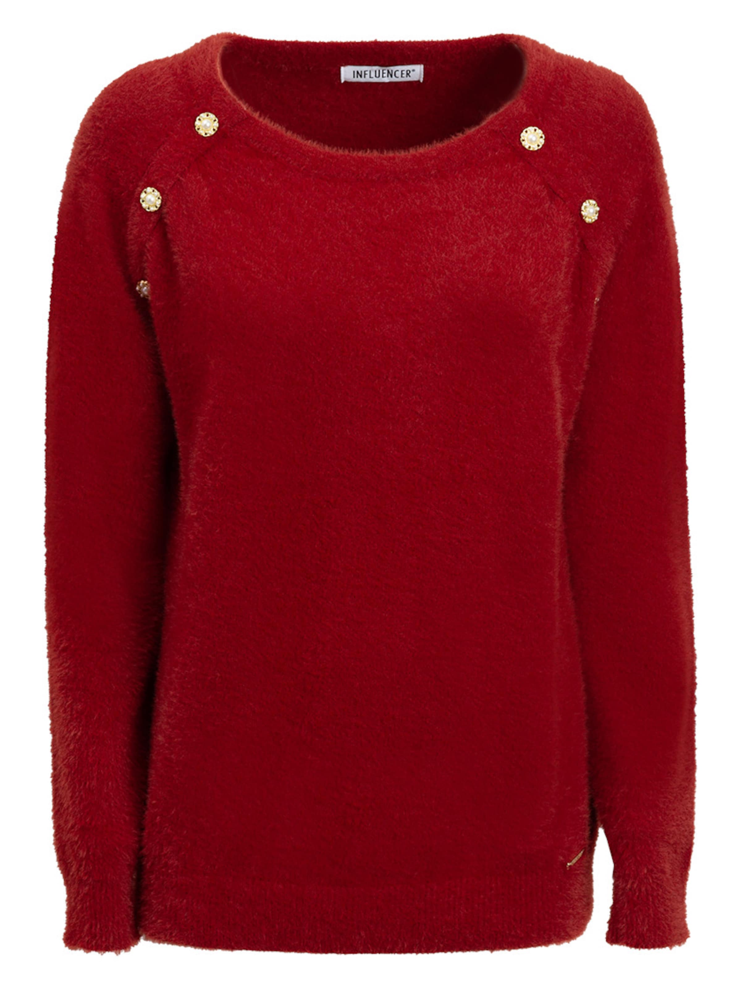 Influencer Sweater in Red: front
