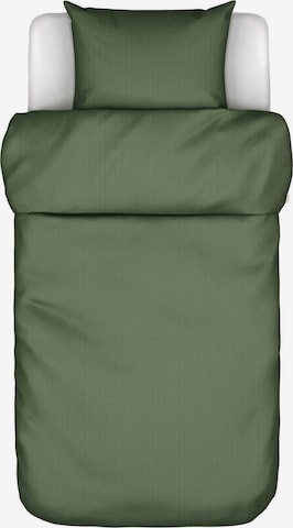 Marc O'Polo Bettbezug 'Senja' in Grün: Vorderseite