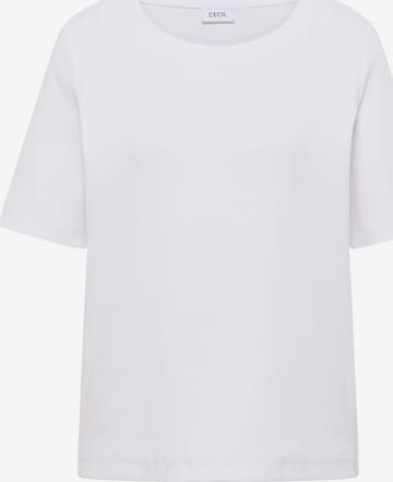 CECIL T-Shirt in Weiß: Vorderseite