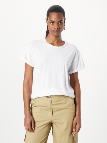 T-shirt 'LARIMA' DRYKORN en blanc : devant