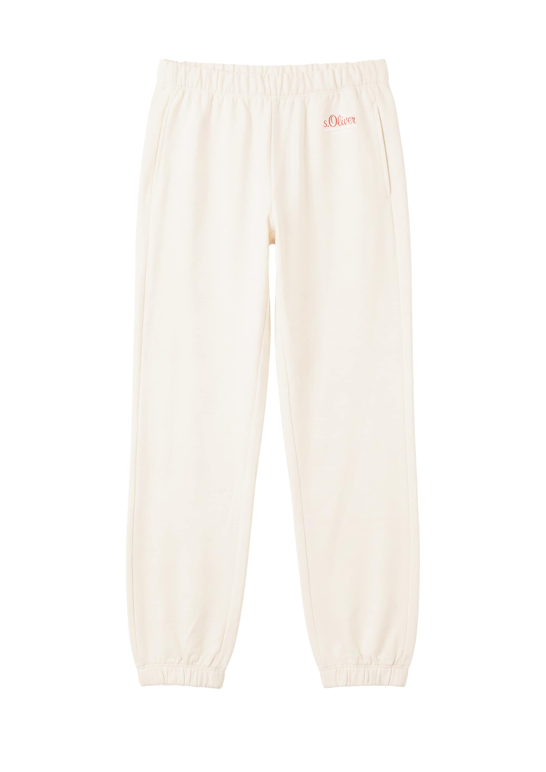 s.Oliver - Tapered Pantalón en beige: frente