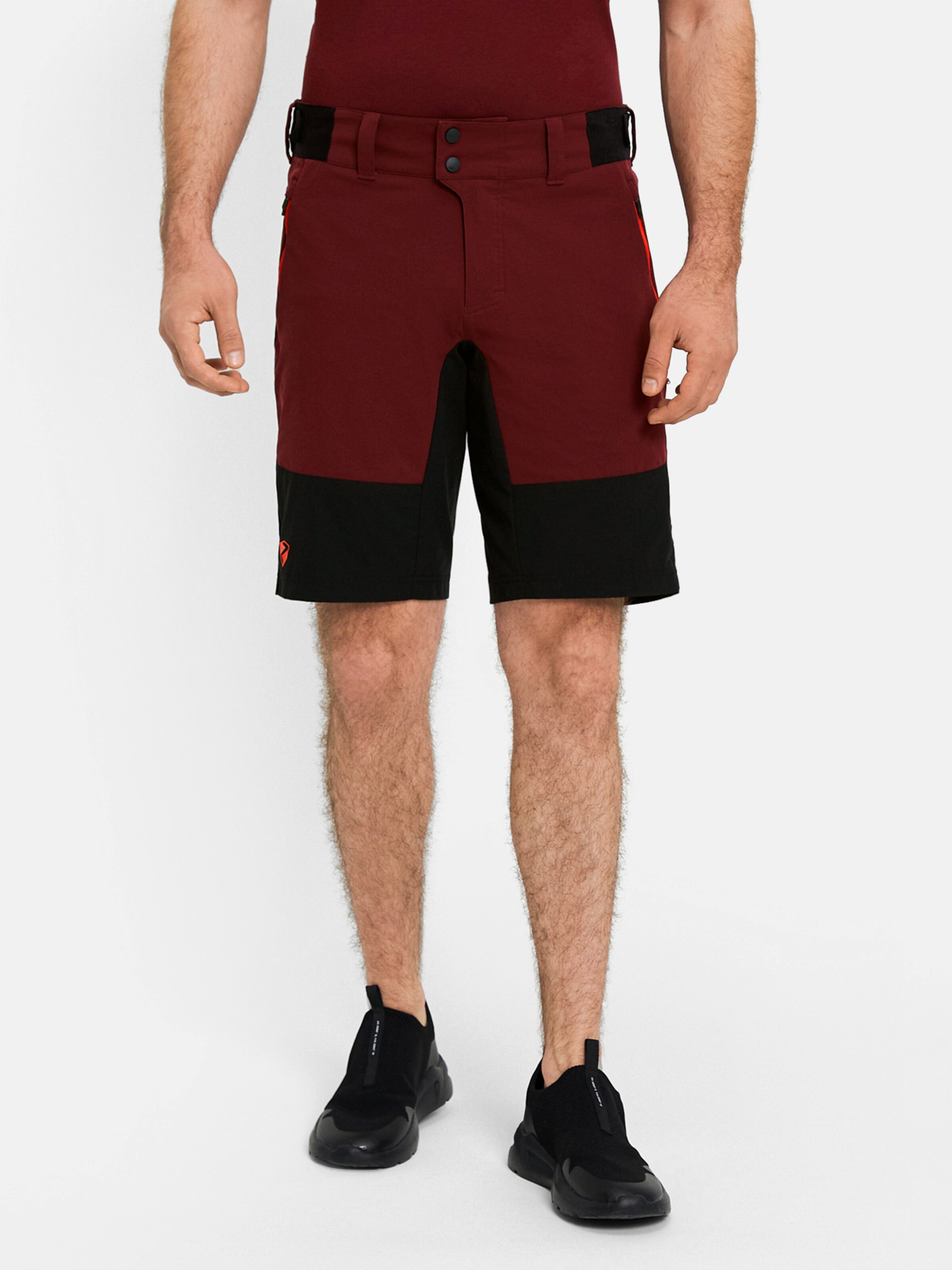 ZIENER Regular Funktionshose 'NIANDO-Z X-Function' in Rot: Vorderseite