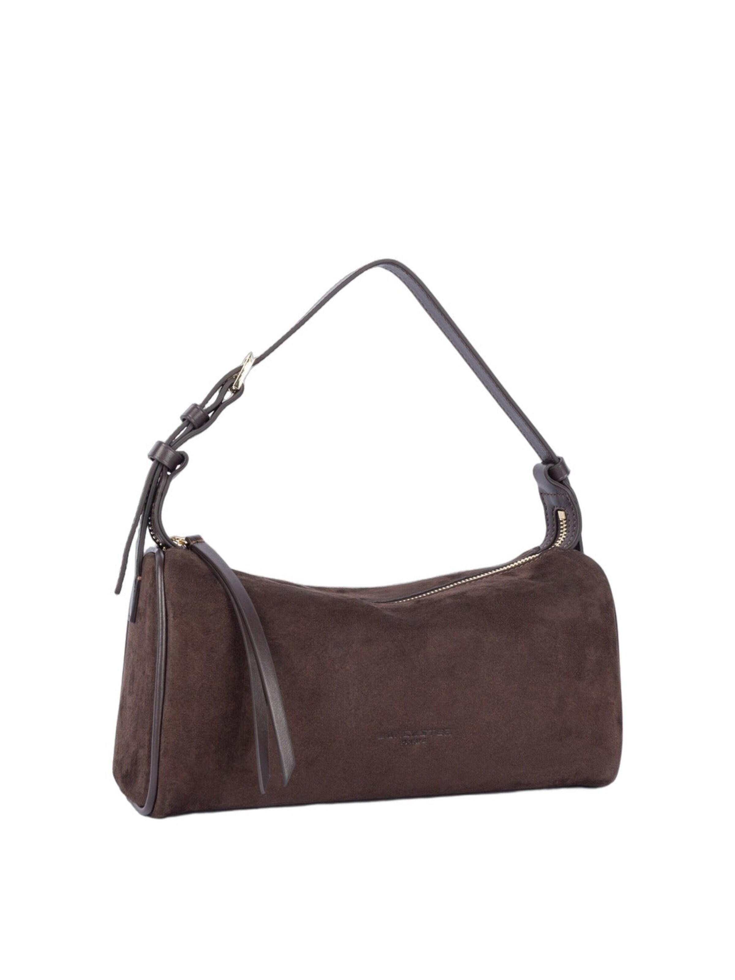 ruda LANCASTER Paris Rankinė 'Lancaster Sac rectangle Zippé M Suède Marron'