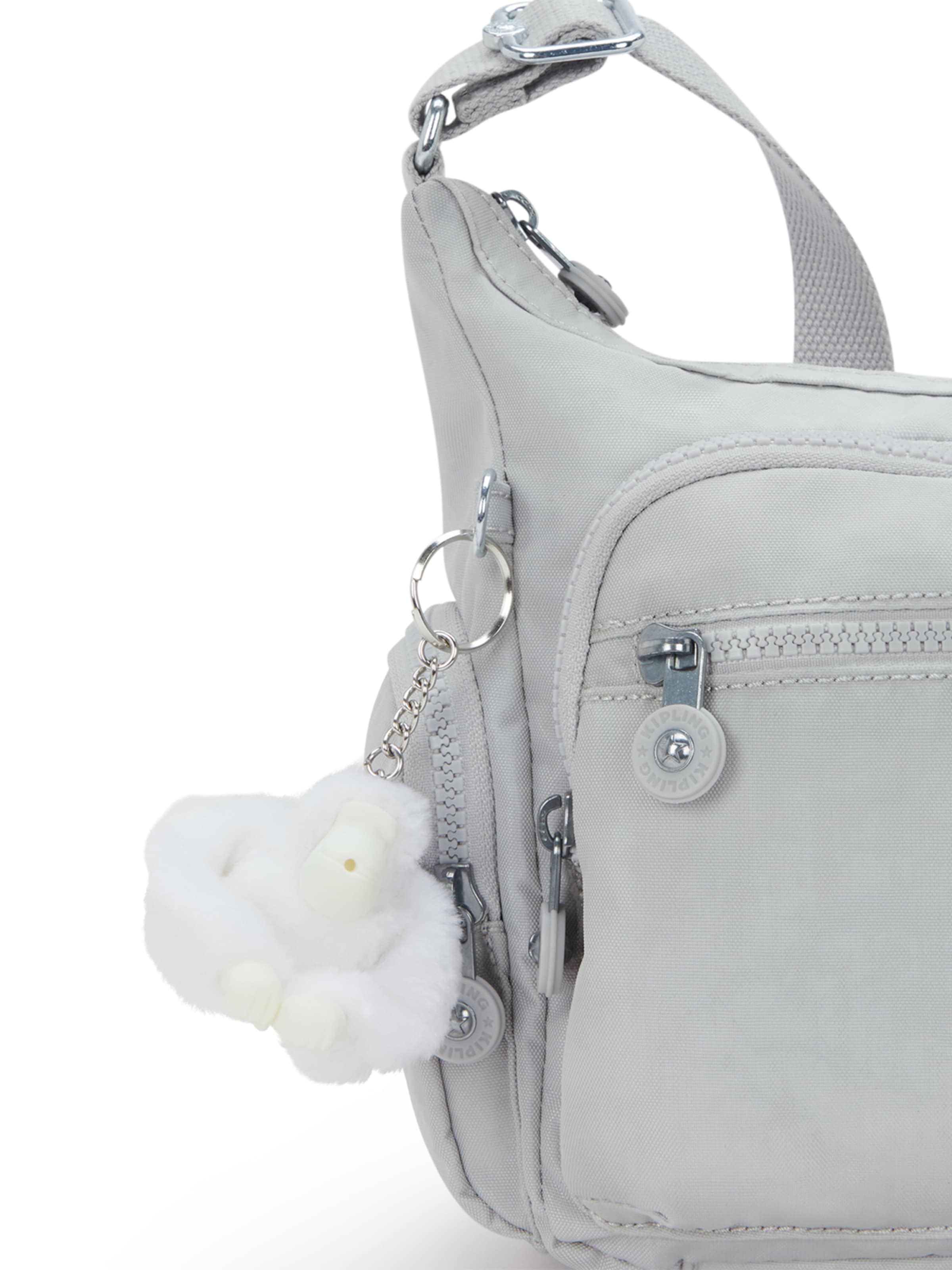 KIPLING - Mala de ombro 'Gabbie S' em cinzento