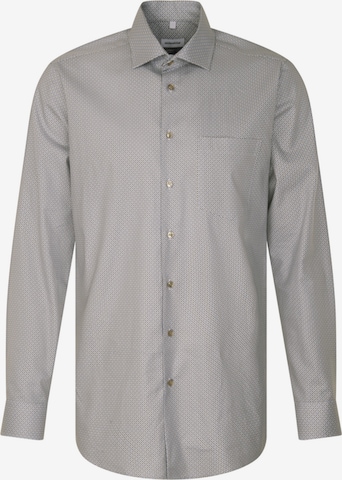 SEIDENSTICKER - Slim Fit Camisa clássica em cinzento: frente