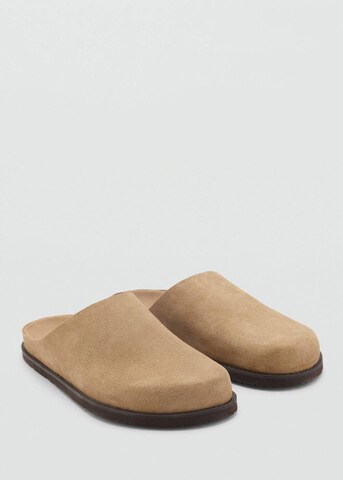MANGO MAN Pantolette in Beige