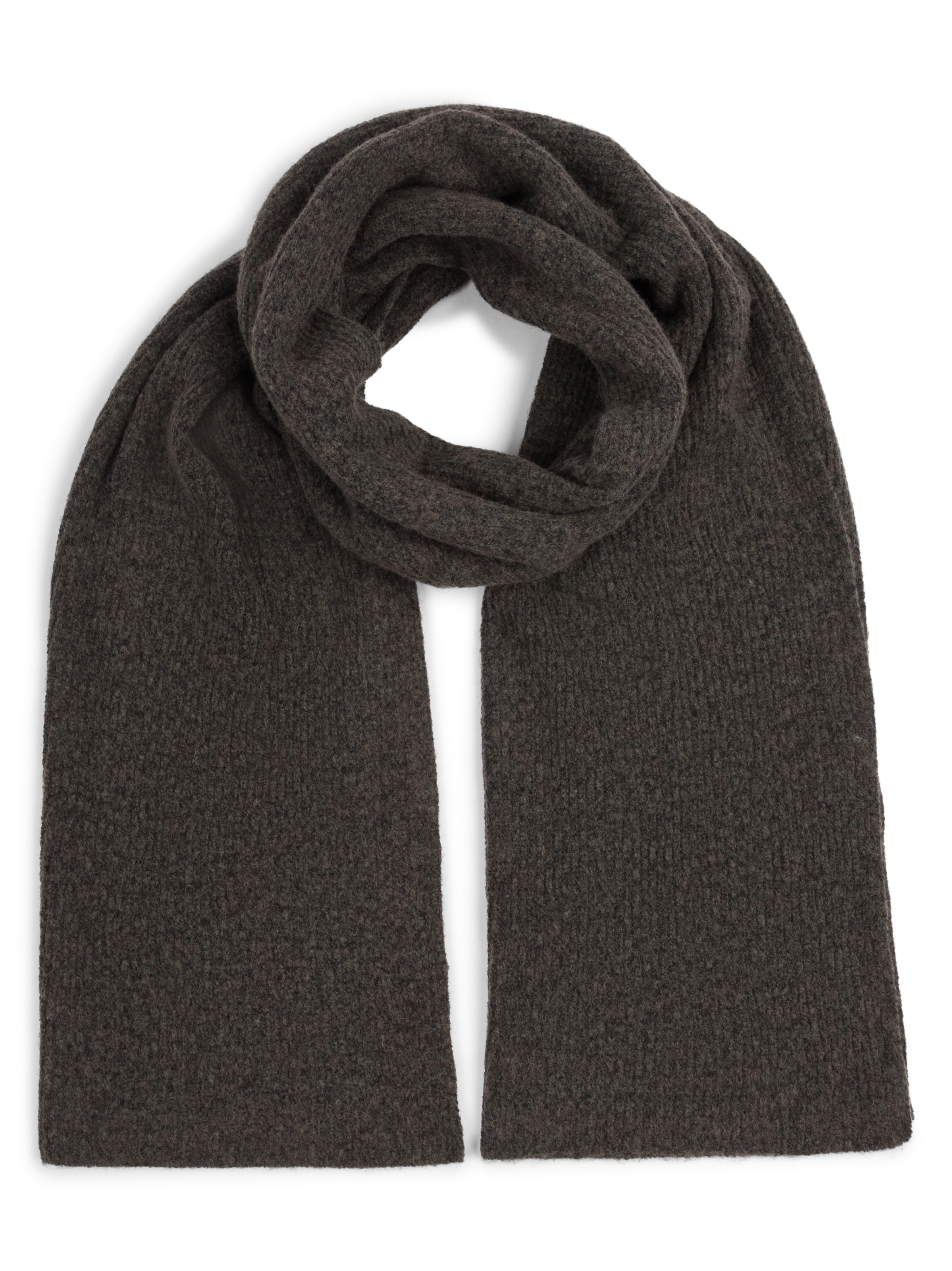 PIECES Šála – šedá: přední strana