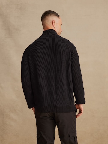 DAN FOX APPAREL Sweater 'Kadir' in Black