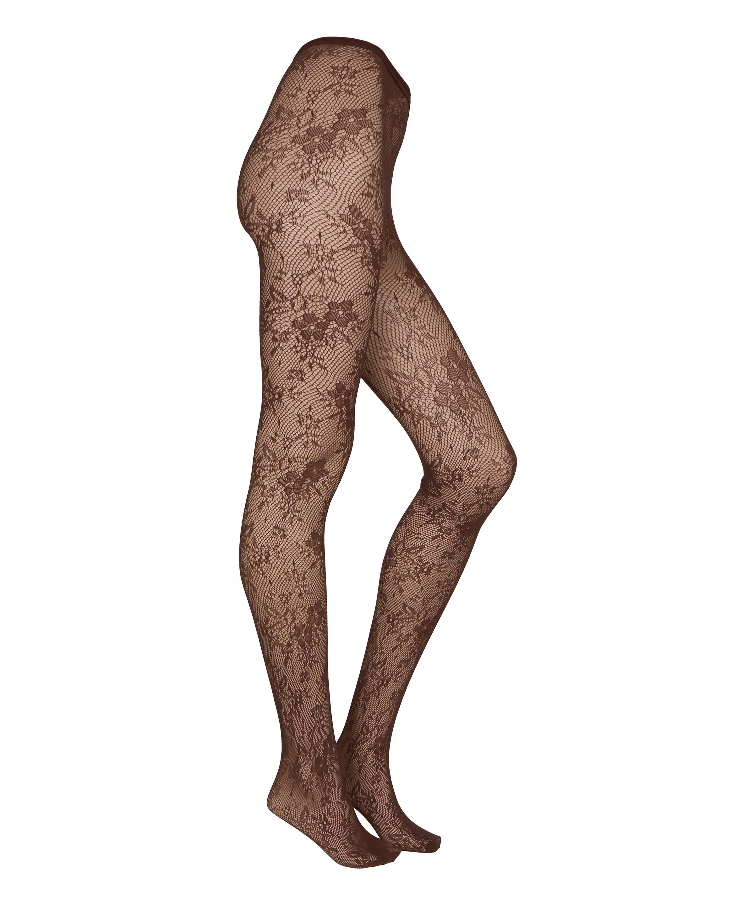 Collants Hunkemöller en marron : devant