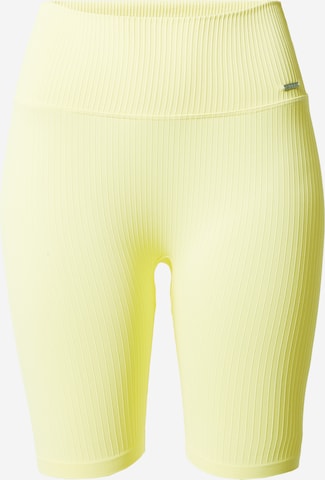 Pantaloni sportivi di aim'n in giallo: frontale