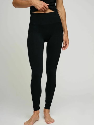 moshi moshi mind Skinny Leggings 'Pulse' in Schwarz: Vorderseite