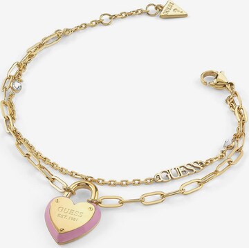 GUESS Bracelet 'All You Need Is Love' in Gold: front