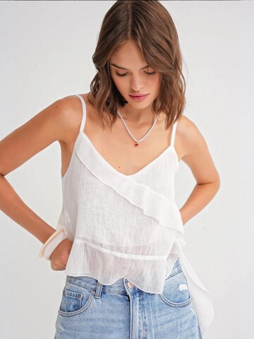Haut 'Tanktops & Camis' MixRay en blanc