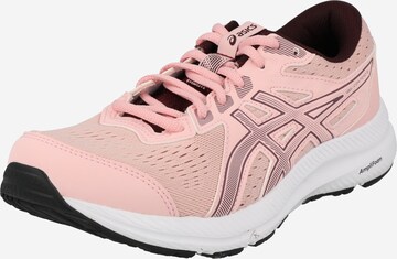 Chaussure de course 'Contend 8' ASICS en rose : devant