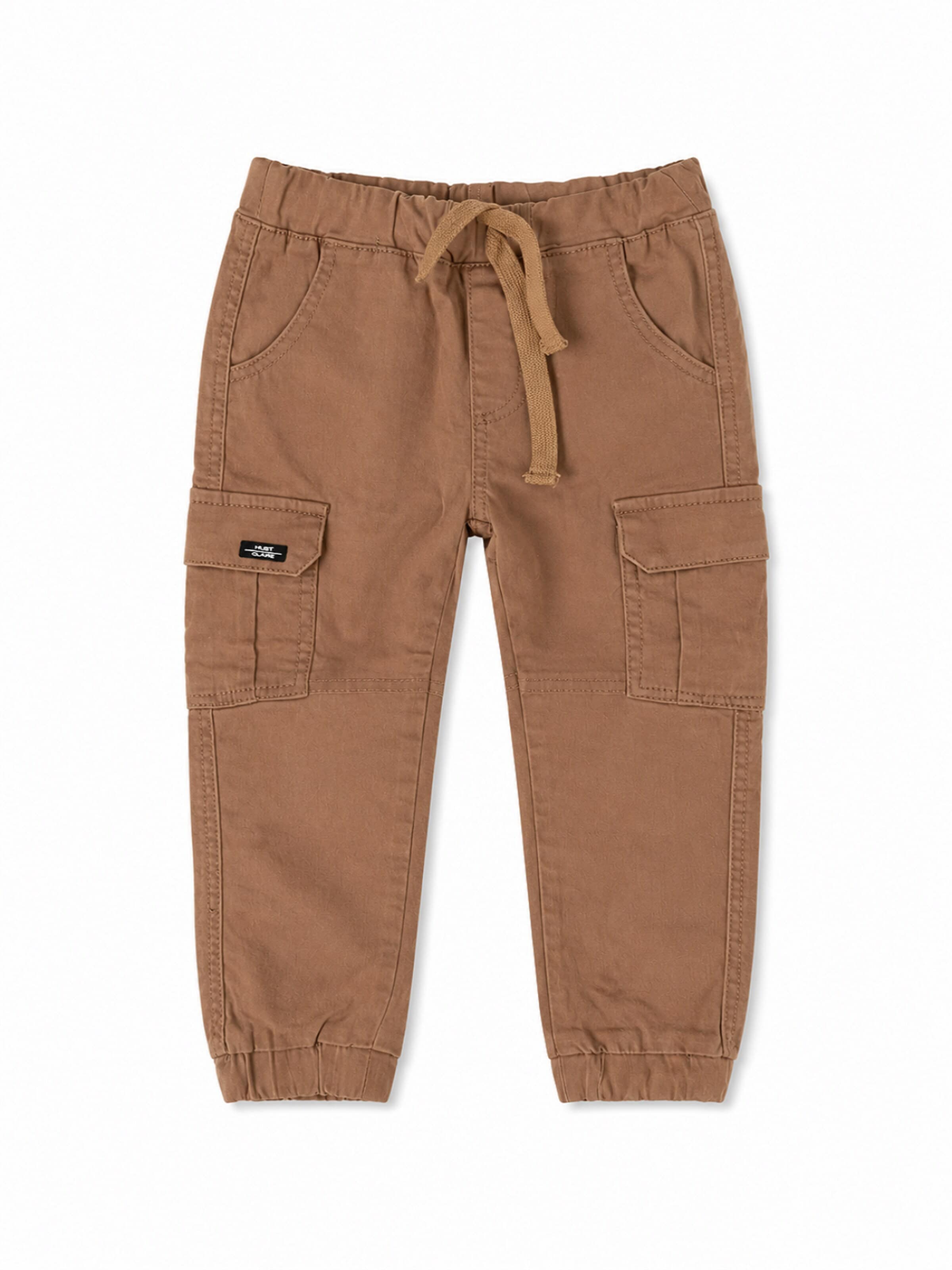 Hust & Claire Regular Pants 'HCTommy' in Brown: front