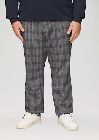 s.Oliver Men Big Sizes Regular Pants in Grey: front