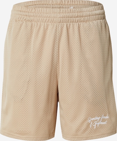 Only & Sons Housut 'ONSDARREN' värissä beige / valkoinen, Tuotenäkymä