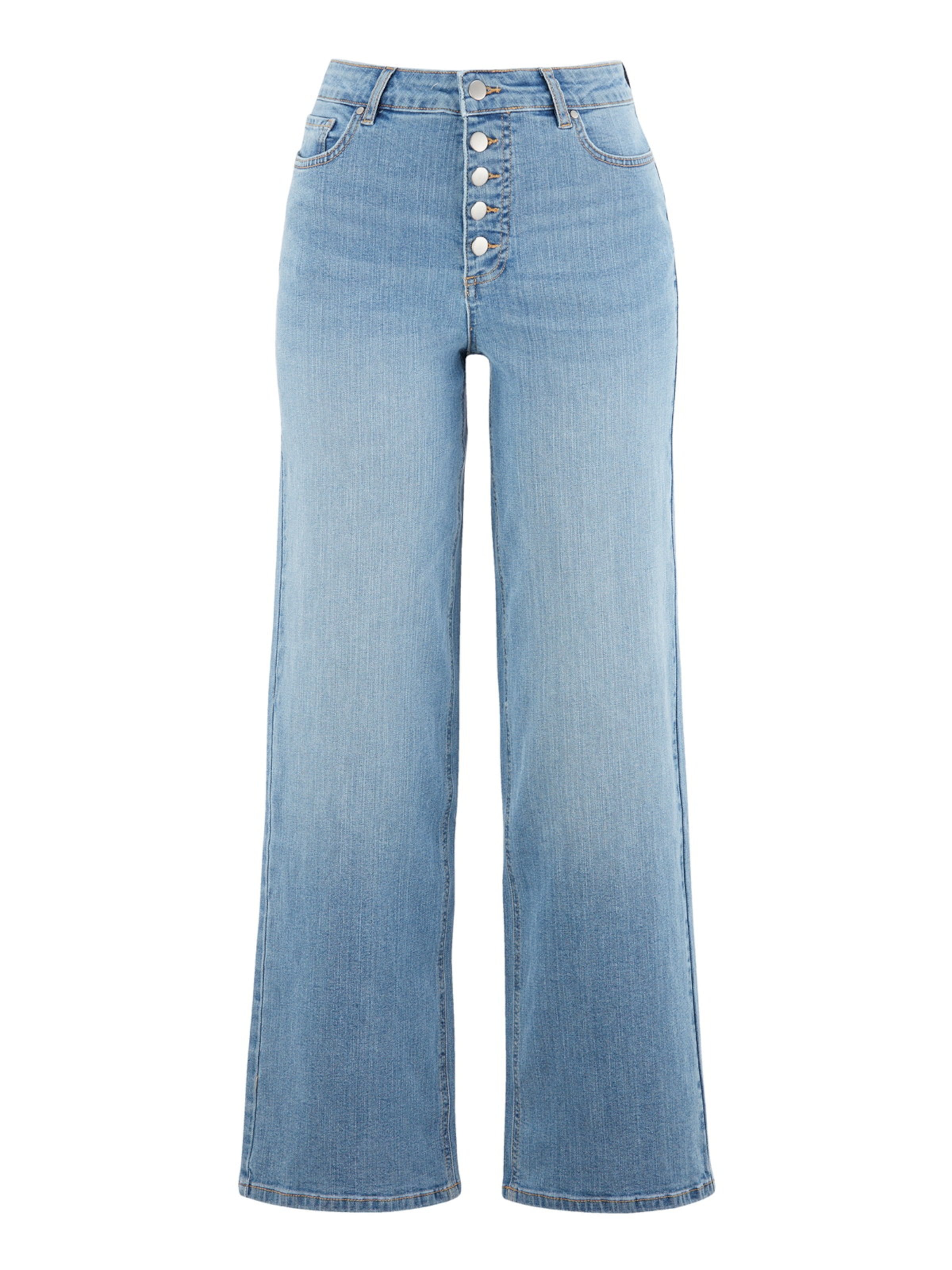 Cellbes of Sweden Wide leg Jeans in Blauw: voorkant
