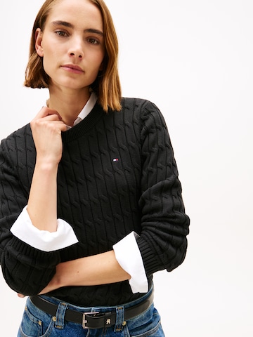 TOMMY HILFIGER Pullover in Schwarz