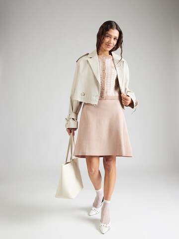 Robes en maille '261-RMORESA' Morgan en beige