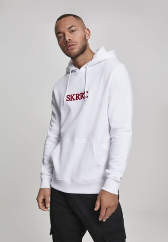 Mister Tee Sweatshirt 'Skrrt' in Weiß: Vorderseite