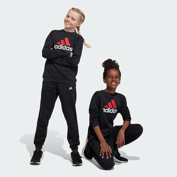 ADIDAS SPORTSWEAR Trainingsanzug 'Essentials' in Schwarz: predná strana