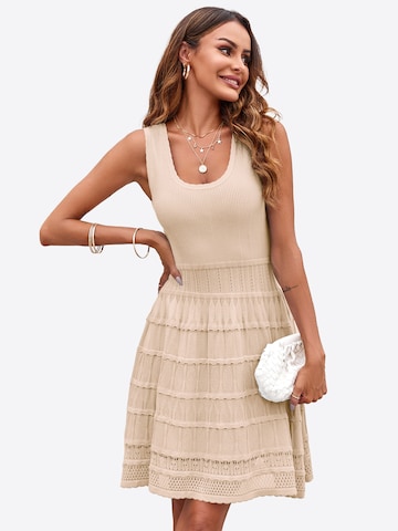 Imily Bela Úpletové šaty – zelená: přední strana