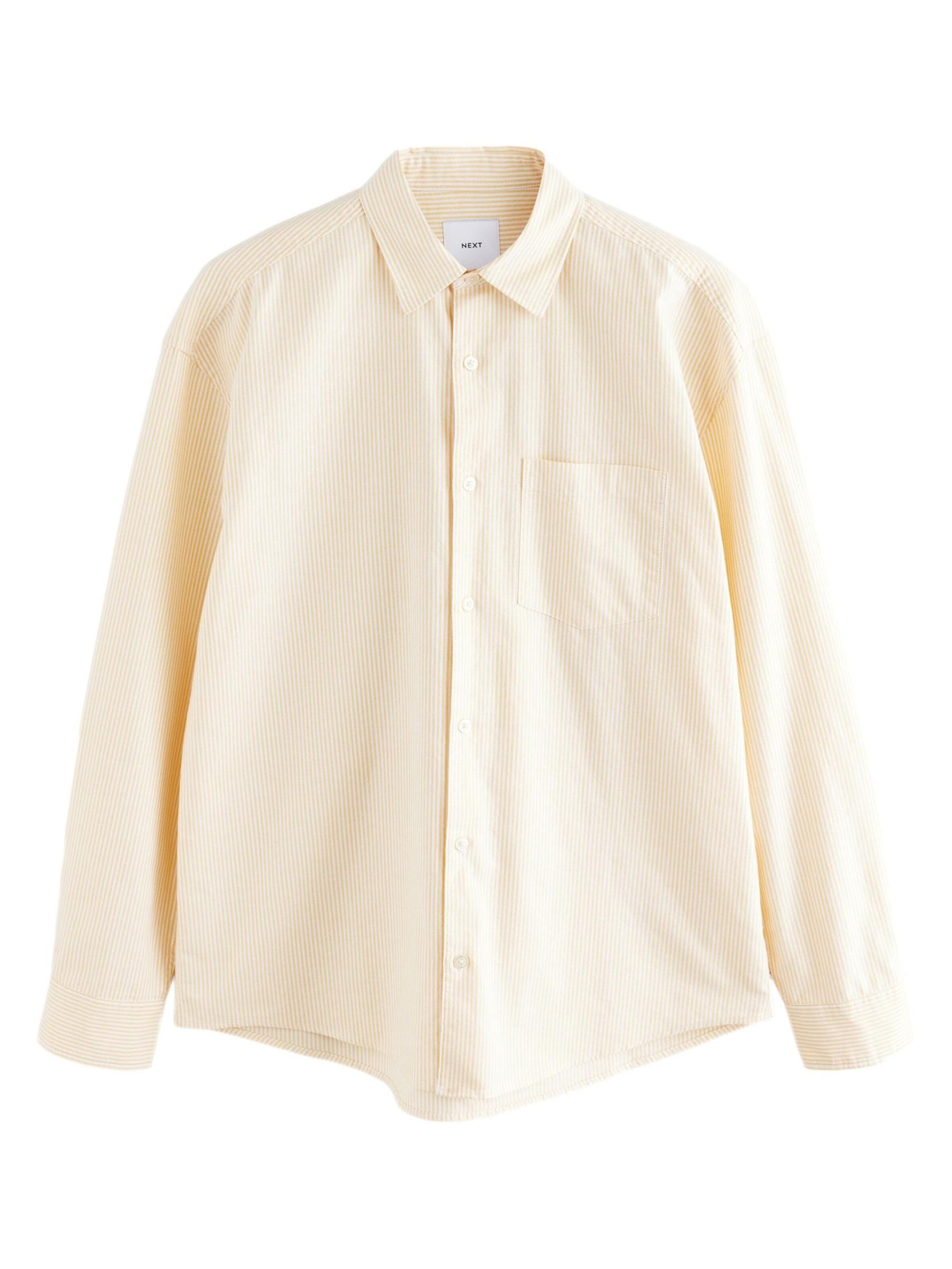 Next Regular fit Πουκάμισο σε κίτρινο: μπροστά