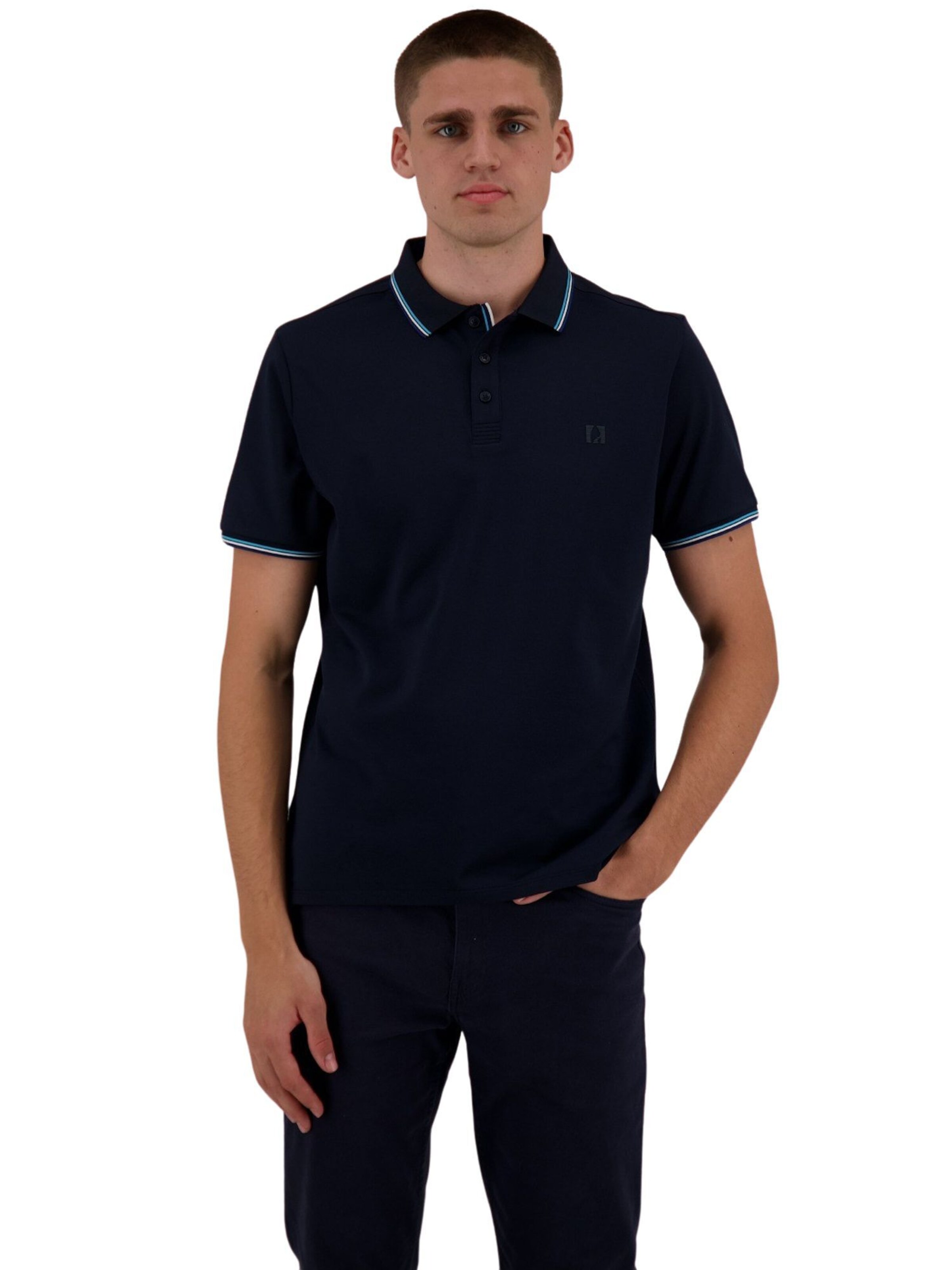 Ragman Shirt in Blauw: voorkant