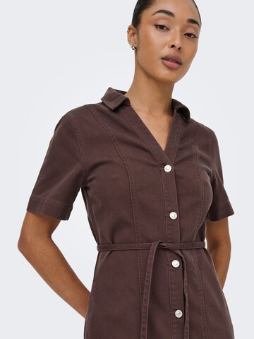Abito camicia 'ONLFina' di ONLY in marrone