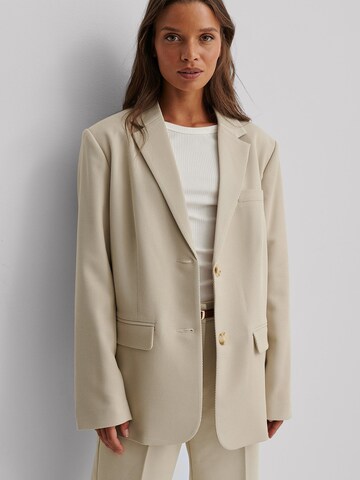 NA-KD Blazer in Beige: front