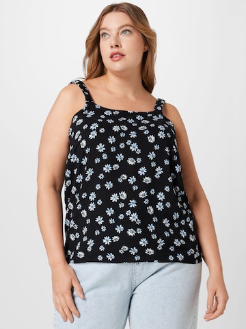 ONLY Curve Top 'HELGA' in Black: front