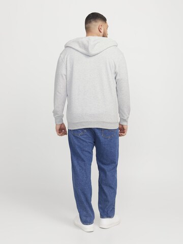 Jack & Jones Plus Sweatjacke in Grau