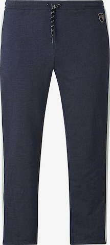 Charles Colby Loosefit Broek 'Baron Milne' in Blauw: voorkant