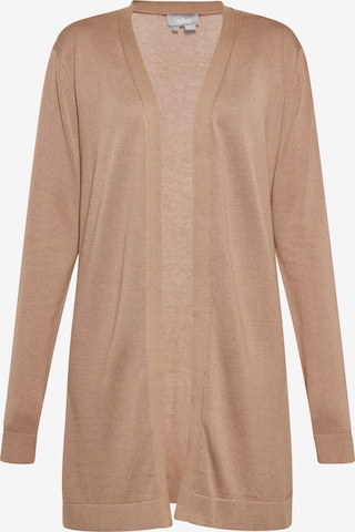 Usha Knit cardigan in Beige: front