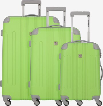 Ensemble de bagages CHECK.IN en vert : devant