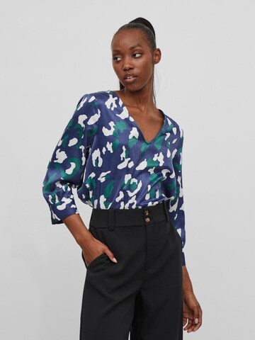 VILA Blouse in Blue: front