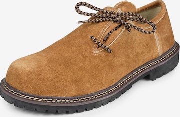 Chassure folklorique 'AS453' Alessandro Salvarini en marron : devant