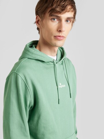 Sweat-shirt 'RECONSIDER' Springfield en vert