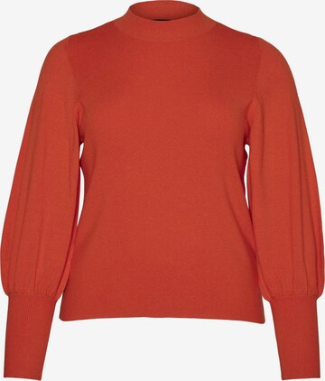 Vero Moda Curve Sweater in Orange: front