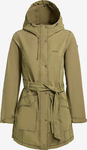 khujo Přechodová parka 'Prea' – zelená: přední strana